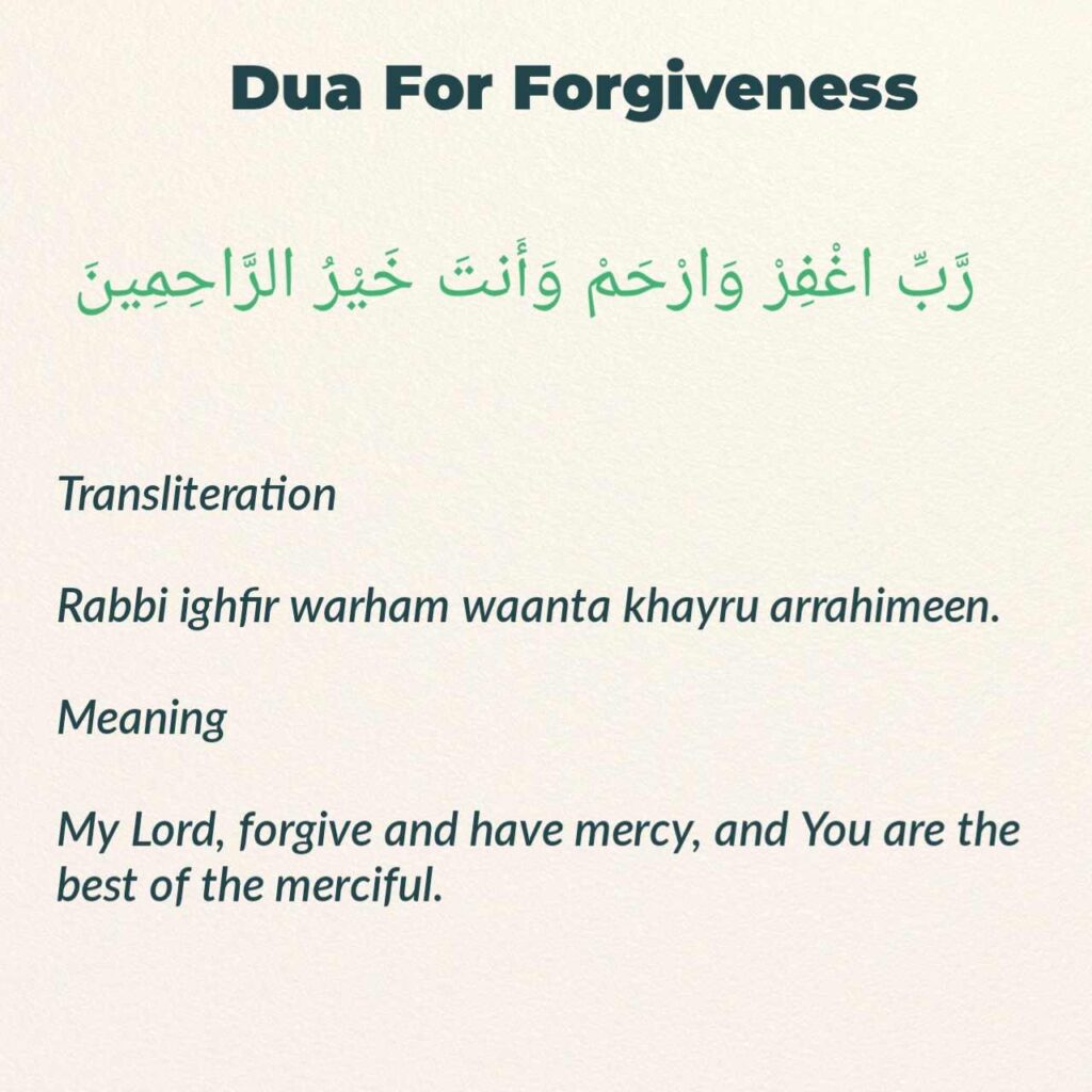  powerful duas for forgiveness