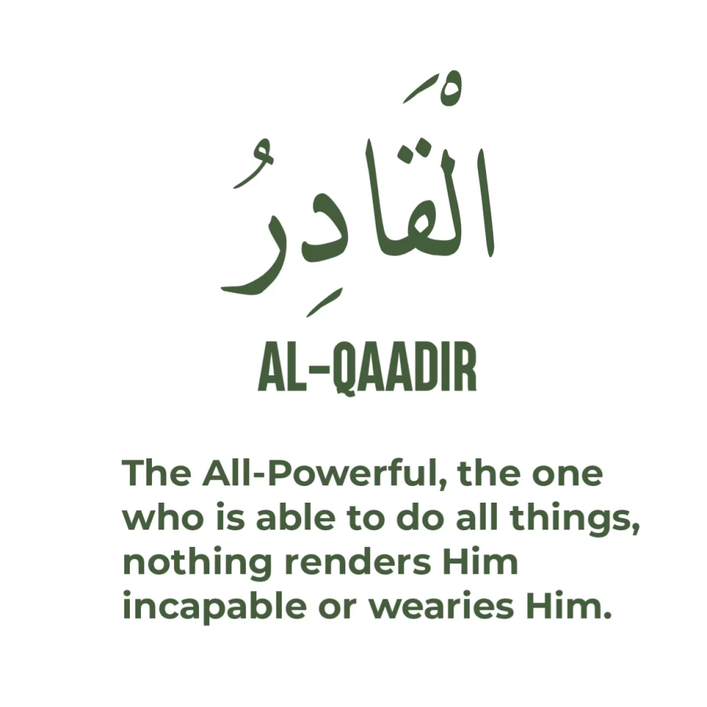 Al Qadir Allah name
