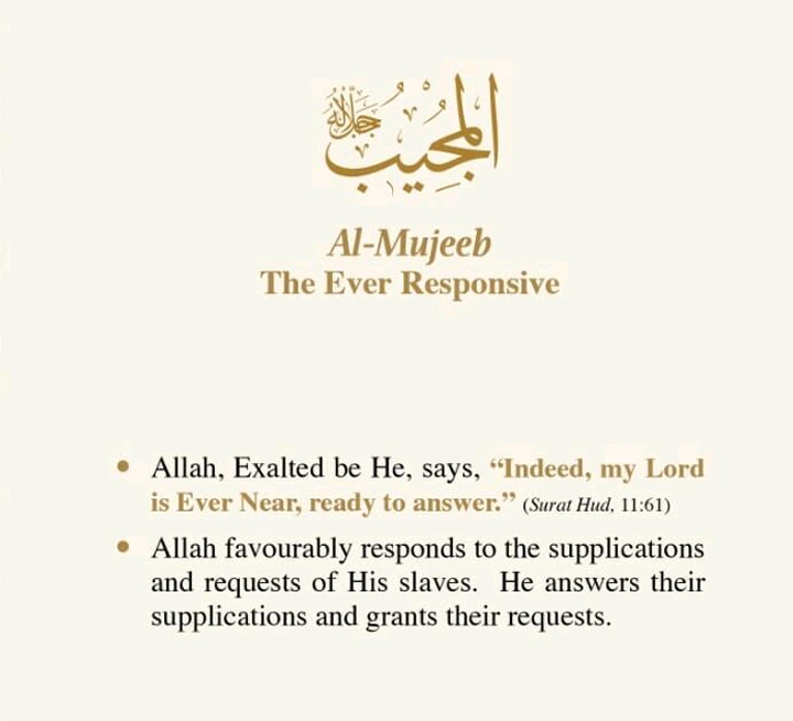 Al Mujeeb Name of Allah