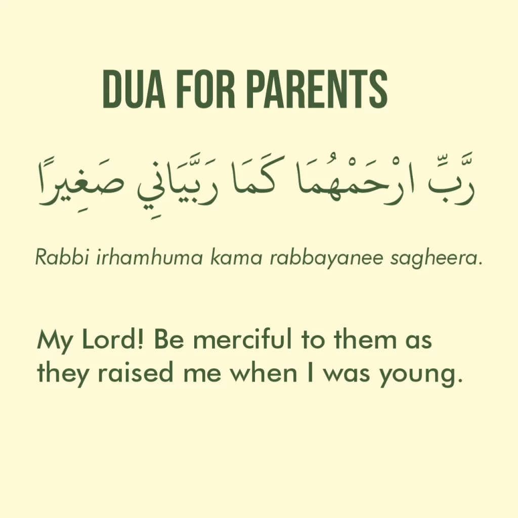 Best Dua For Parents In English And Arabic - Imanupdate