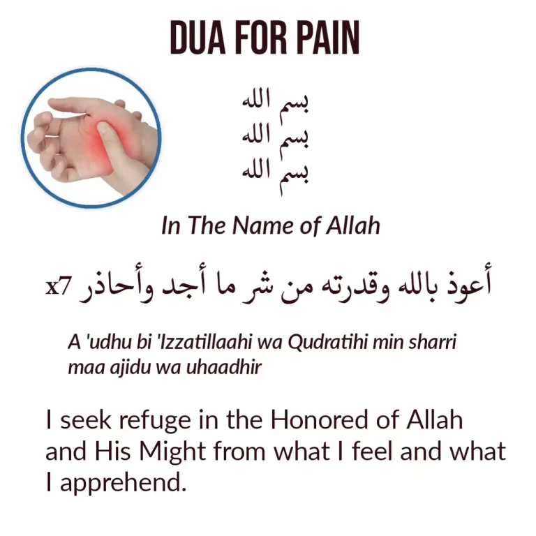 Dua For Pain In The Body Meaning in English, Transliteration, and Arabic