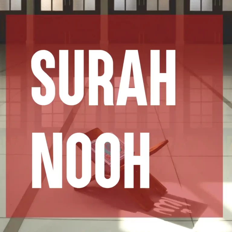 Surah Nooh Transliteration, Arabic, And Translation In English