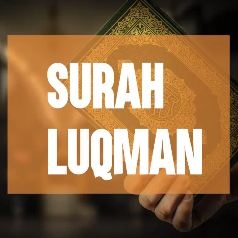 Surah Luqman Transliteration, Arabic, And Meaning In English