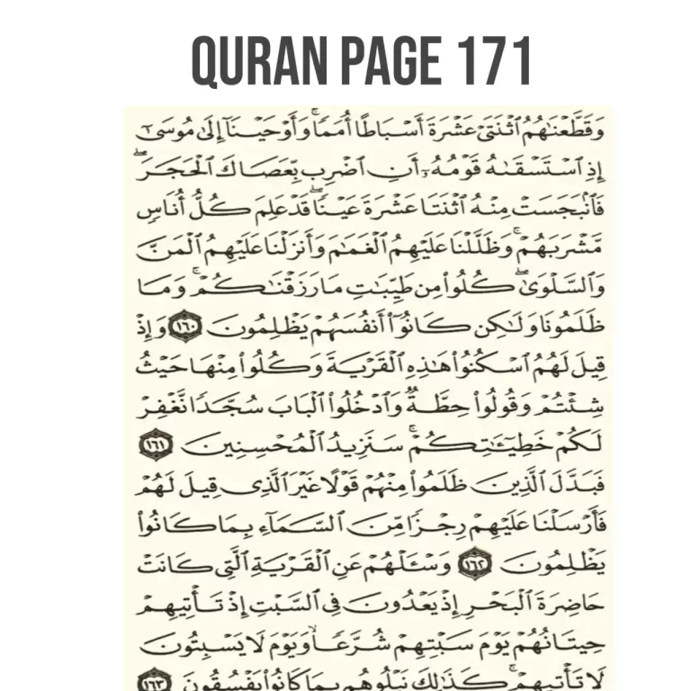 Quran Page 171 Full Translation In English