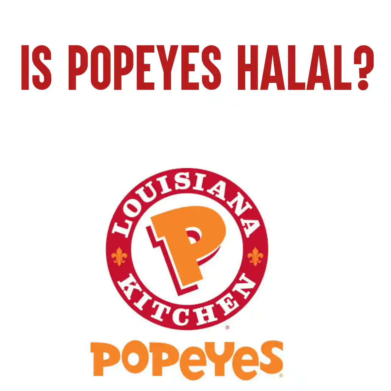 Is Popeyes Halal