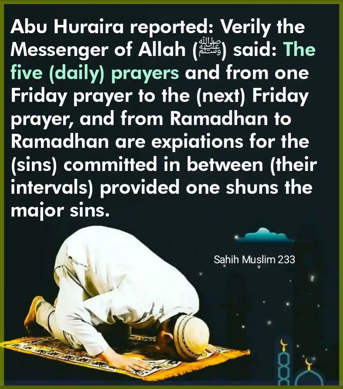 Hadith About Salah