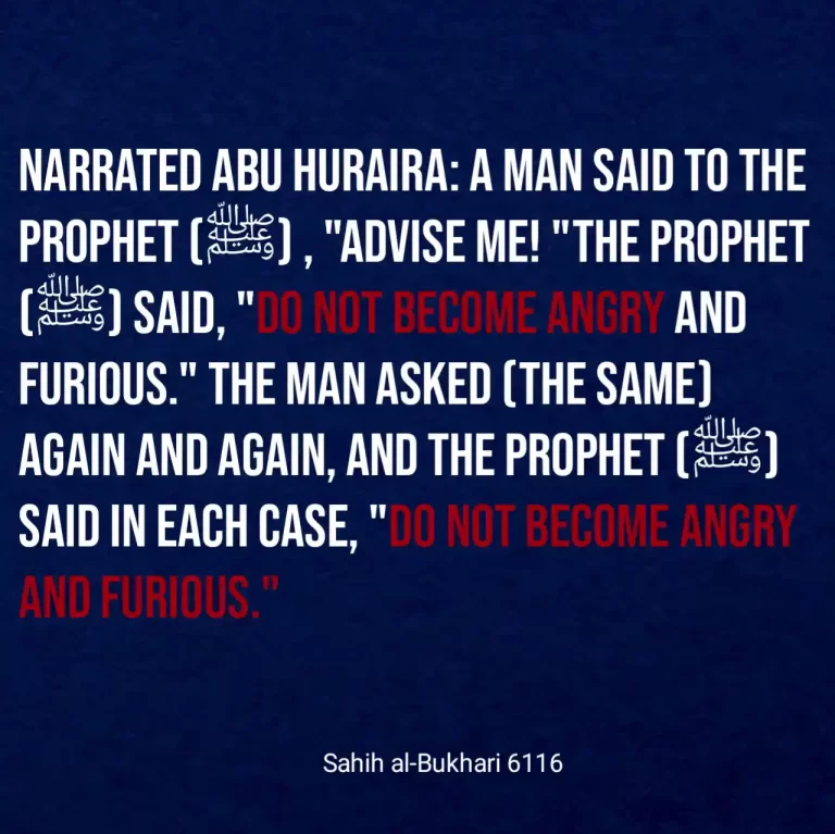 3 Hadith On Anger In English And Arabic Text