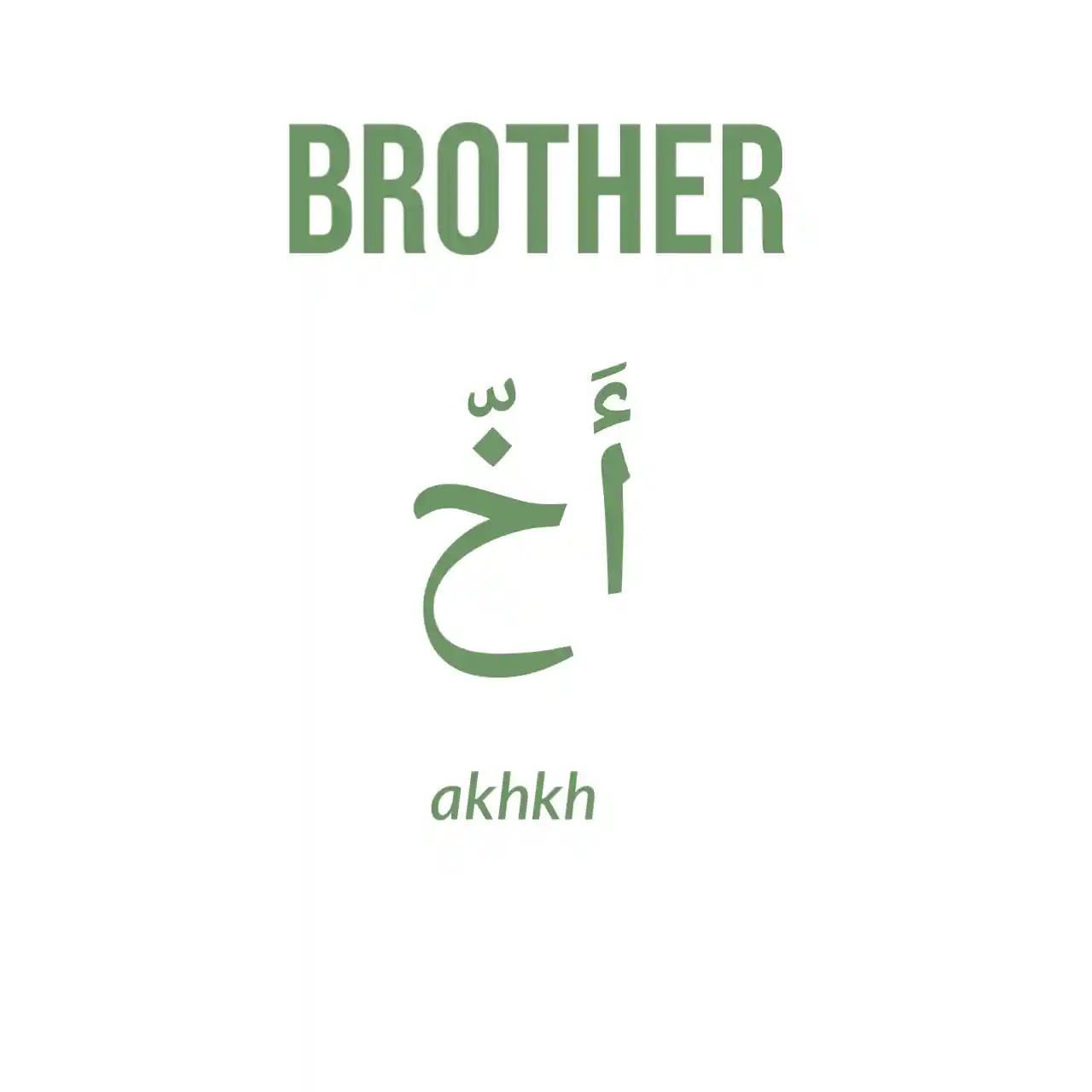 My Brother Meaning In Arabic