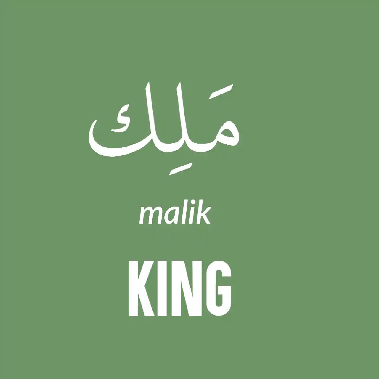 King In Arabic