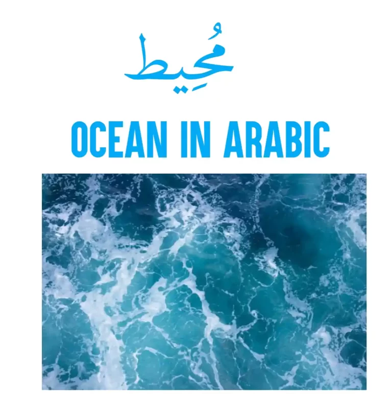 How To Say Ocean In Arabic (With Pronounciations)