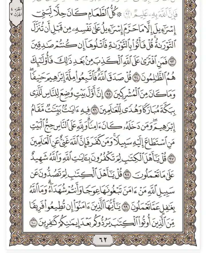 Juz 4 Quran Pages, Summary, PDF, And Audio