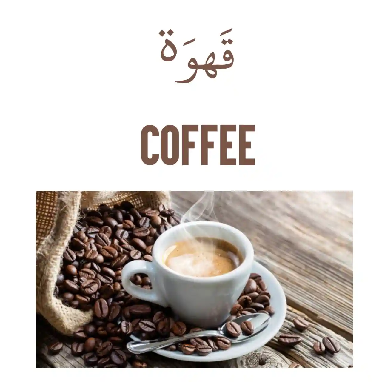 How To Say Coffee In Arabic