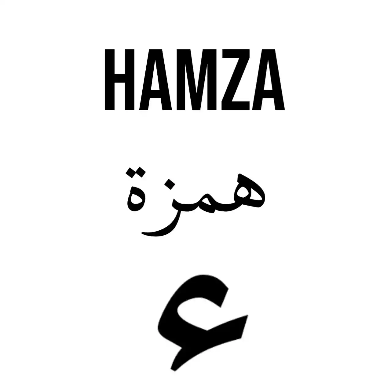 Hamza In Arabic