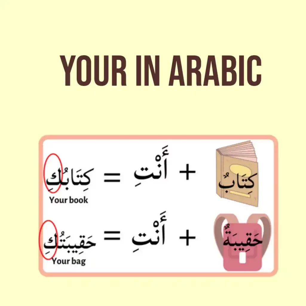 Your in Arabic 