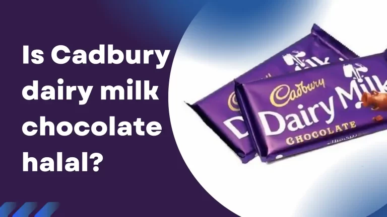 Is Cadbury Dairy Milk Chocolate Halal?