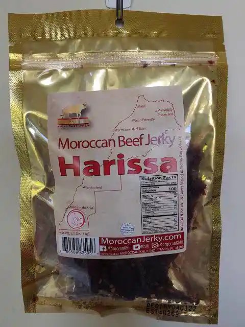 Moroccan Khlii Halal Beef Jerky